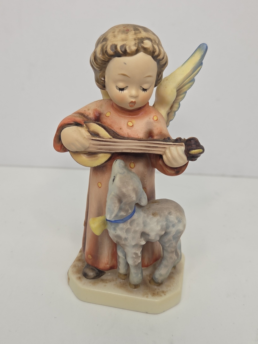 VTG Goebel Angel Serenade Fromme Weisen Porcelain Figurine W. Germany Religious